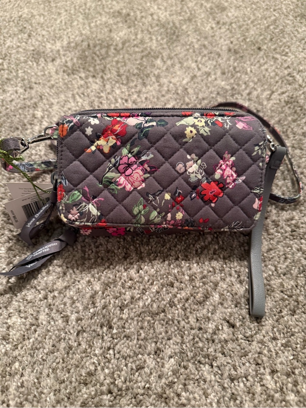 NWT Vera Bradley RFID All In One Crossbody in Hope Blooms